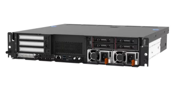 Lenovo ThinkEdge SE455 V3 for AI, AMD EPYC 8124P, 2U Rackmount Server