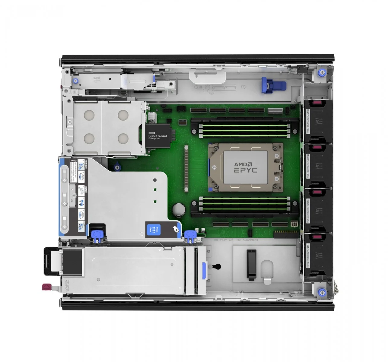 HPE ProLiant DL145 Gen11, AMD EPYC™ 8124P, 2U Rack-Mounted Server