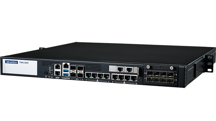 Advantech FWA-3050-16A1R, Intel Xeon D-2187NT, 1U Rackmount Server
