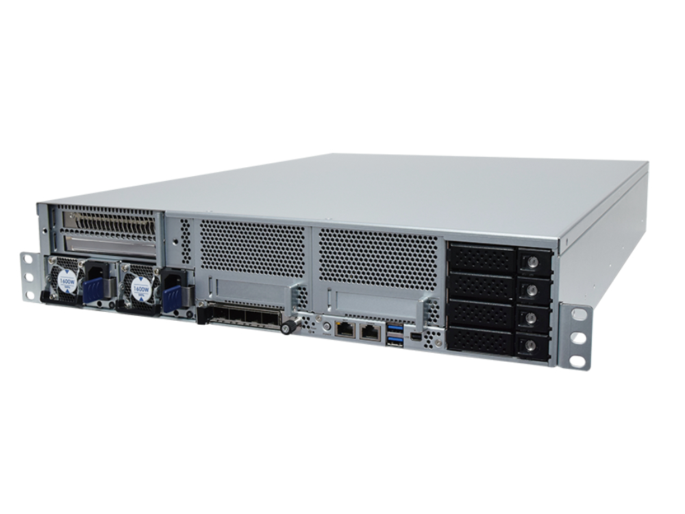 Lanner ECA-6040A, 2U 19” Rackmount AI Server With 5th Gen Intel Xeon Processors