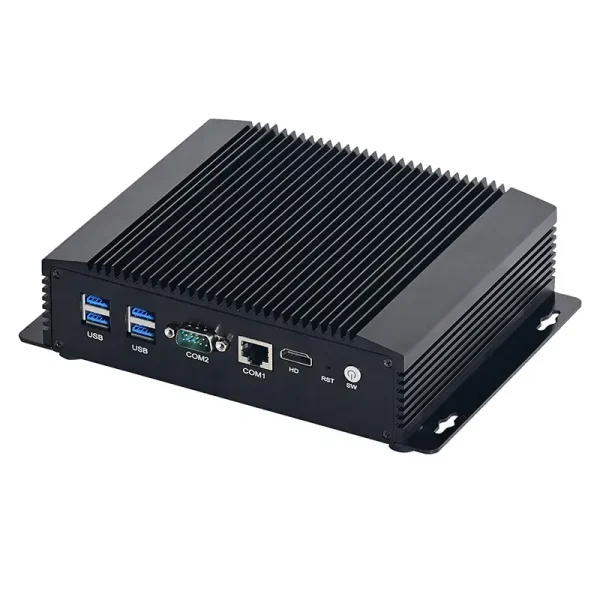 HUNSN RM02-8265U, Intel CoreT i5-8265U, 6 LAN Industrial PC