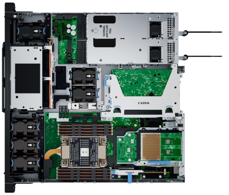 Dell PowerEdge XR5610, Intel Xeon Gold 6430, 1U Rackmount Server