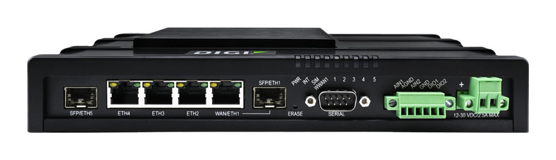Digi IX40-05, 5G IoT Router with LTE-Advanced Pro Cat 19 4x4 and 3G fallback