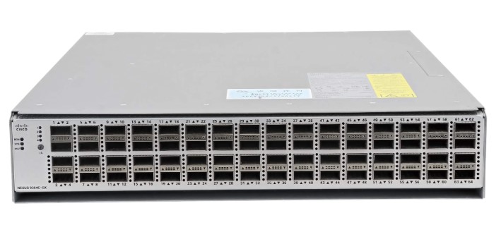 Cisco Nexus 9300 (N9K-C9364C-GX), 64 x 100/40-Gbps QSFP28 ports Network Switch