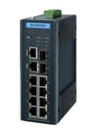 Advantech EKI-8510G-2FI 8G + 2G SFP Industrial Managed Ethernet TSN Switch