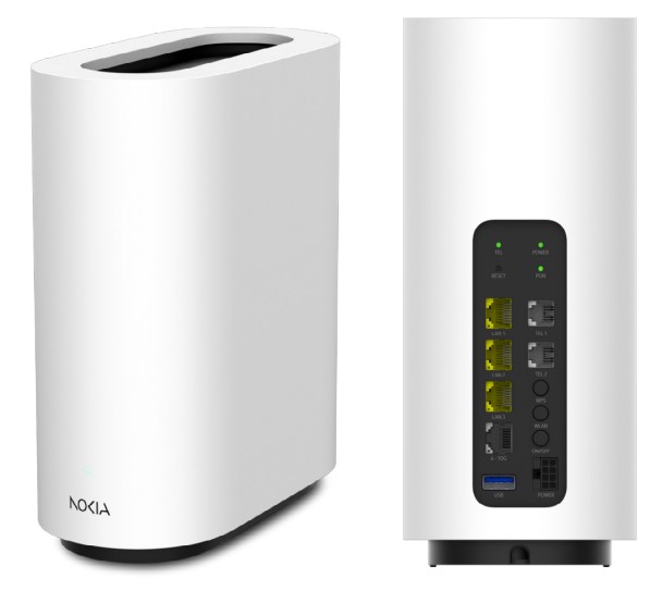 Nokia XS-2437X-B, XGS-PON Tri-band Wi-Fi 7, Optical Network Terminal (ONT)