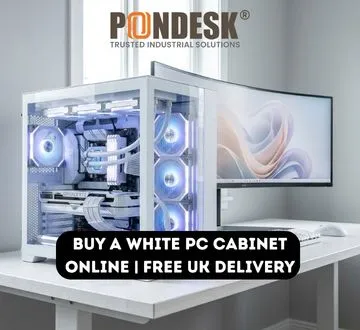 Buy a White PC Cabinet Online | Free UK Delivery