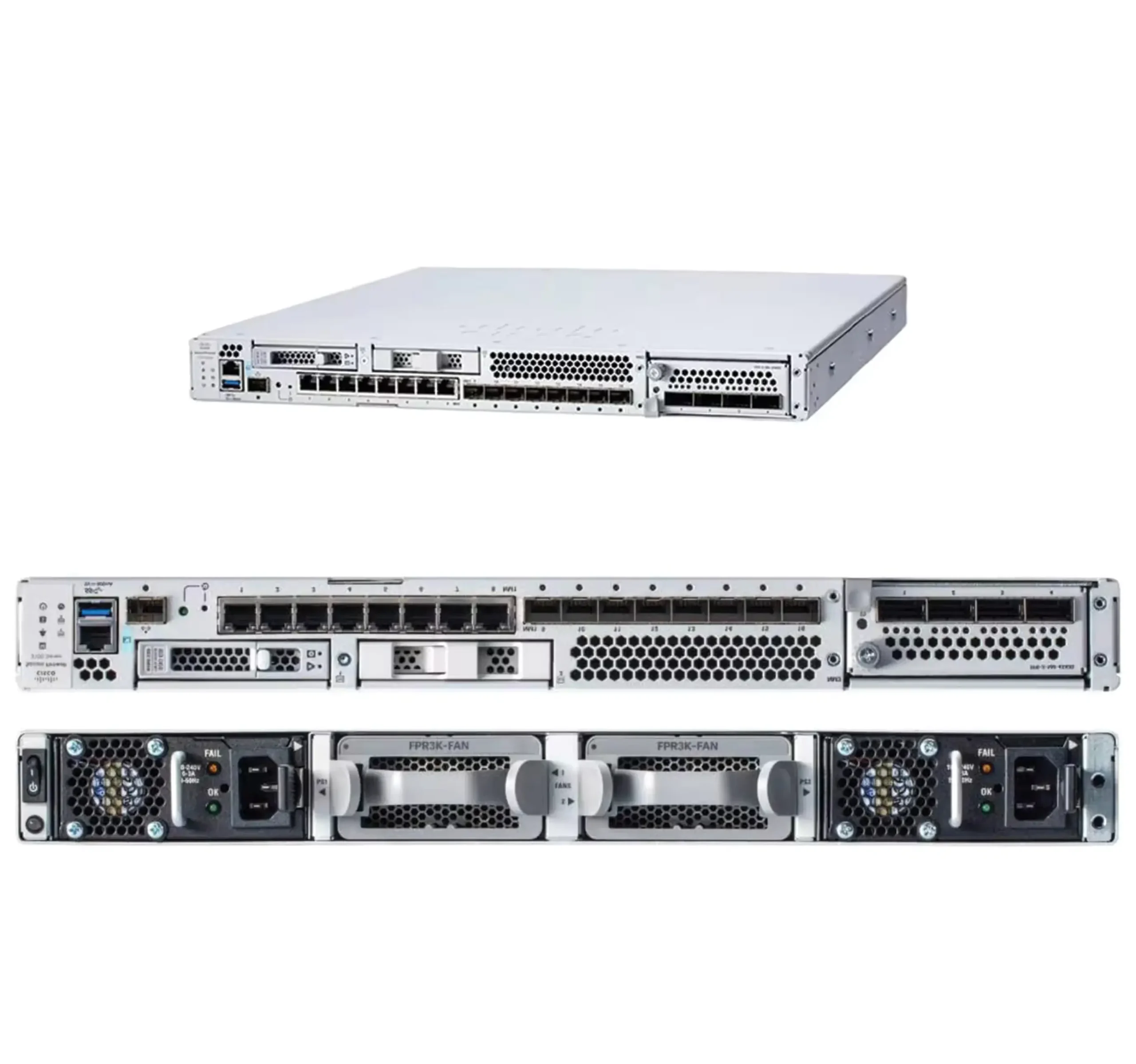 Cisco Secure Firewall 3140, 1U NGFW Appliance FPR3140-NGFW-K9