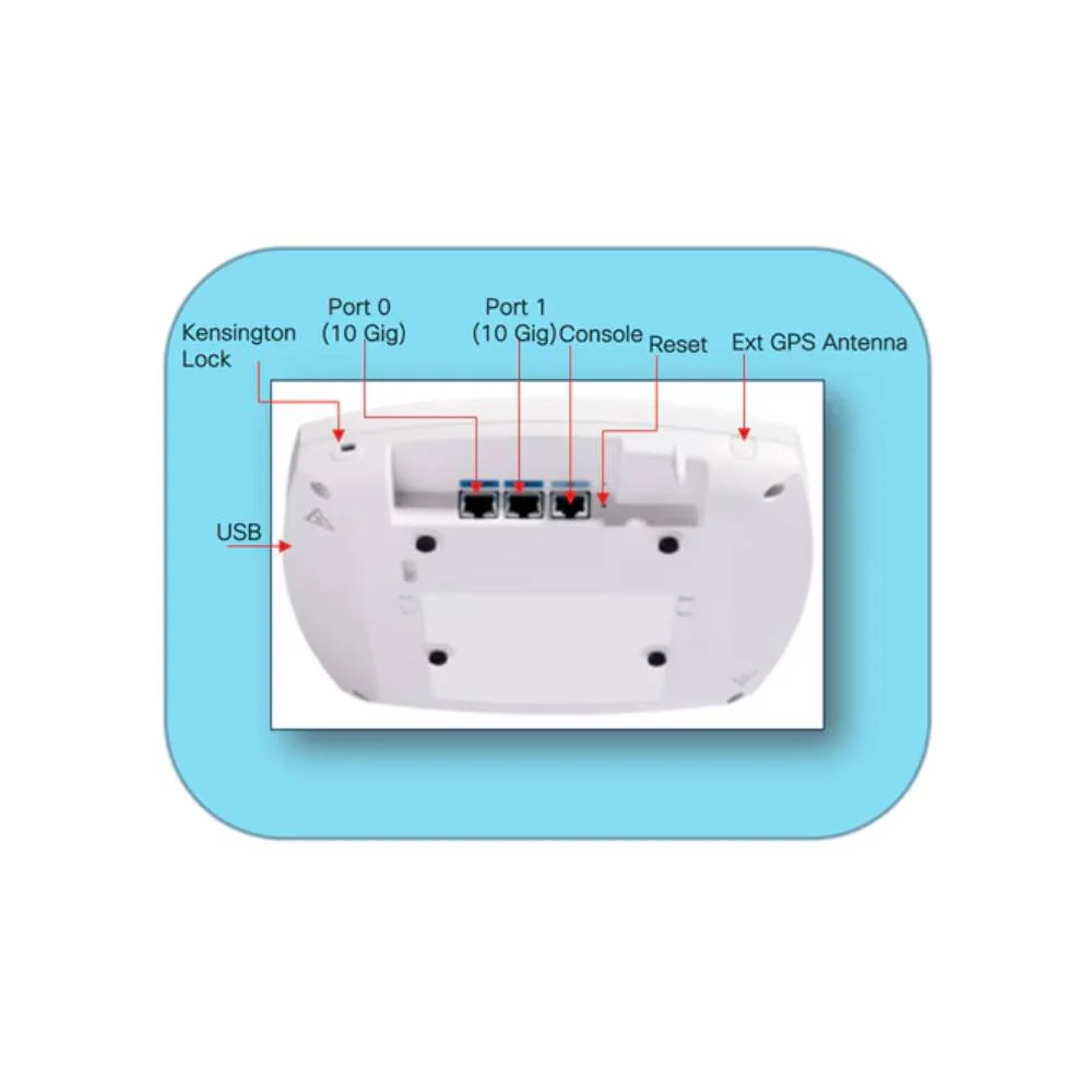 Cisco Wireless 9178 (CW9178I-CFG) Tri-Band Wi-Fi 7 Indoor Radio Access Point