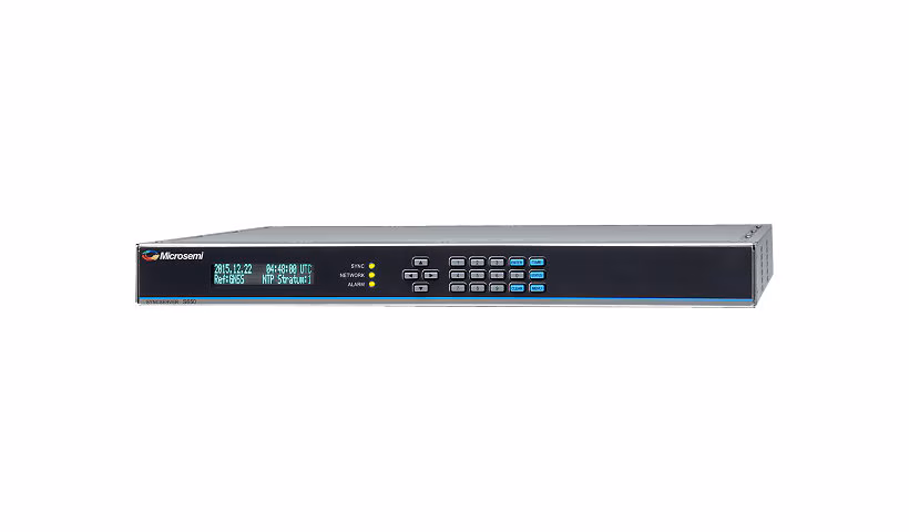 Microchip SyncServer S650, 1U Rack Mount Network time server