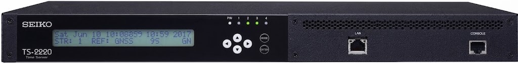Seiko TS-2220 NTP Time Server Network Master Clock Network Appliance