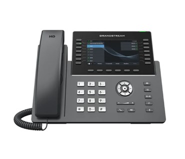 Grandstream GRP2650, WiFi 6, 5" Color LCD, 12-Line Professional IP Phone