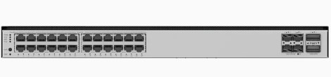 Huawei S5755-H24UM4Y2CZ, 24-Port 10GBASE-T, 4x25GE, 2x100GE PoE++ Switch
