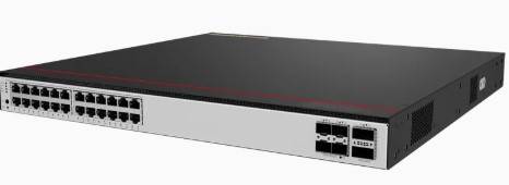 Huawei S5755-H24UM4Y2CZ, 24-Port 10GBASE-T, 4x25GE, 2x100GE PoE++ Switch