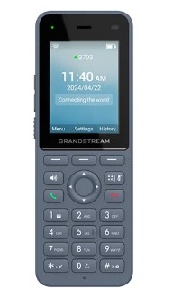 Grandstream WP826, 2.4" 3-Line Essential IP Phone with Dual Band WiFi 6