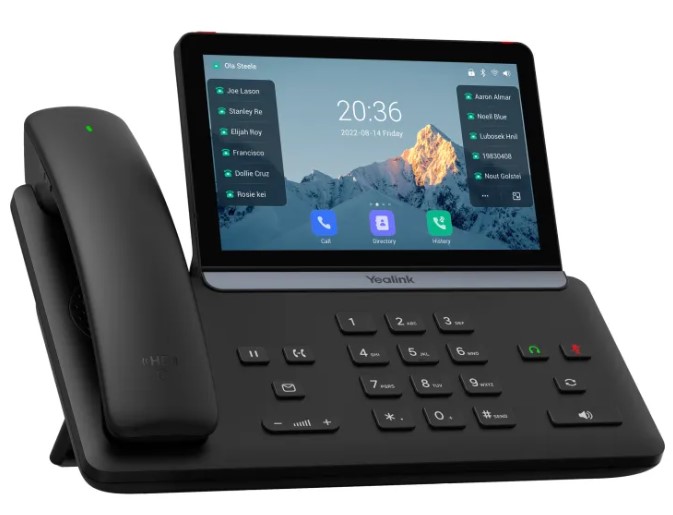 Yealink SIP-T88W Pro 10-way call capability, 7" Display VoIP phone