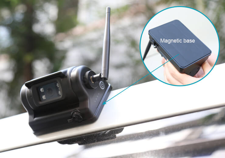 WF135897CAI Vehicle WI-FI Camera with Magnetic Bracket & Built-in Battery IP69K 120° Angle