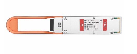 FS QSFP-ER4L-100G, 100GBASE-ER4L QSFP28 1310nm 40km Transceiver Module