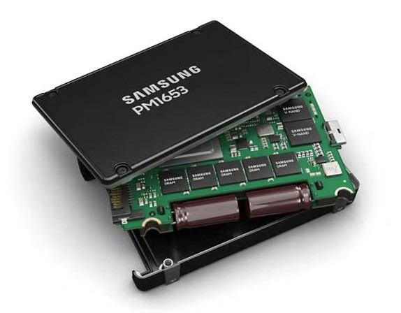 Samsung PM1653 7.68TB 2.5" 24 Gbps SAS Enterprise Solid State Drive