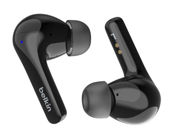 Belkin SoundForm Motion, True Wireless Stereo (TWS) Bluetooth 5.3 Black Earbuds
