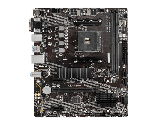 MSI A520M PRO AMD A520 AM4 Micro ATX Motherboard