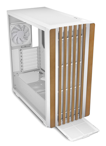 Sharkoon REBEL C70G RGB Full Tower ATX PC Case, White, Tempered Glass