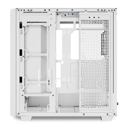 Sharkoon REBEL C70G RGB Full Tower ATX PC Case, White, Tempered Glass