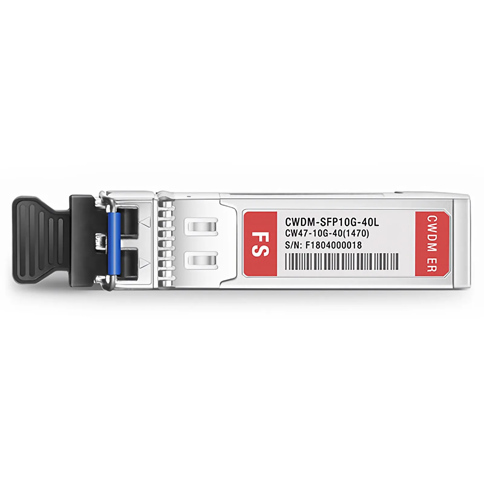 FS CWDM-SFP10G-1470, 10G 1470nm 40km SMF SFP+ Transceiver Module