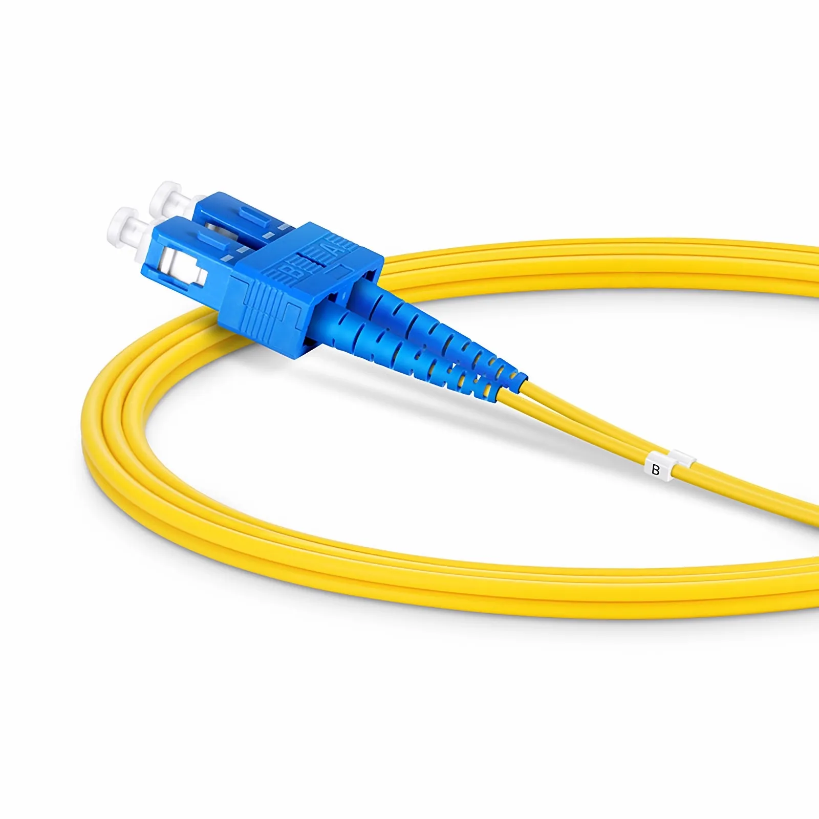 FS SMLCSCDX 1m LC to SC UPC Duplex Single Mode (OS2) Fiber Patch Cable