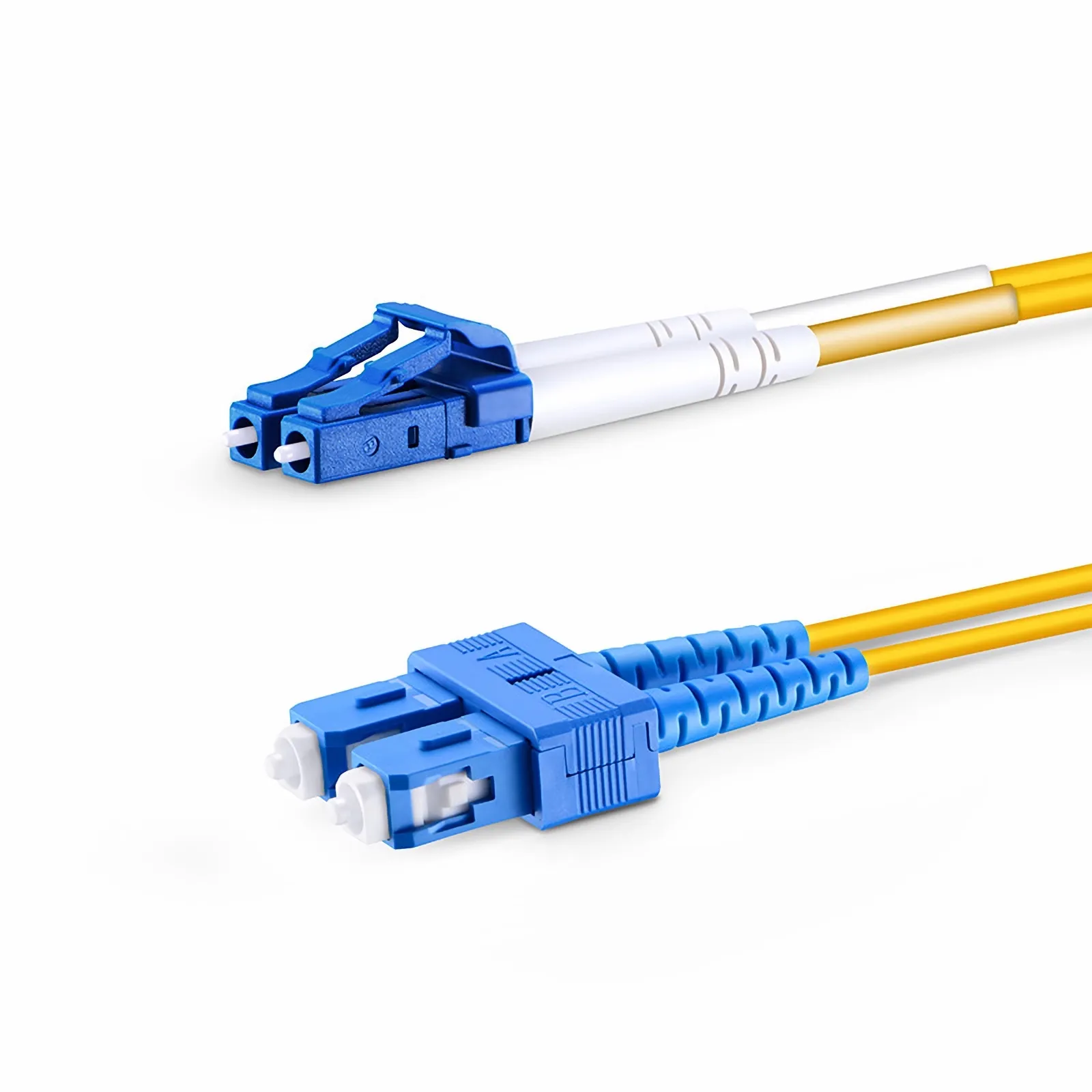 FS SMLCSCDX 1m LC to SC UPC Duplex Single Mode (OS2) Fiber Patch Cable