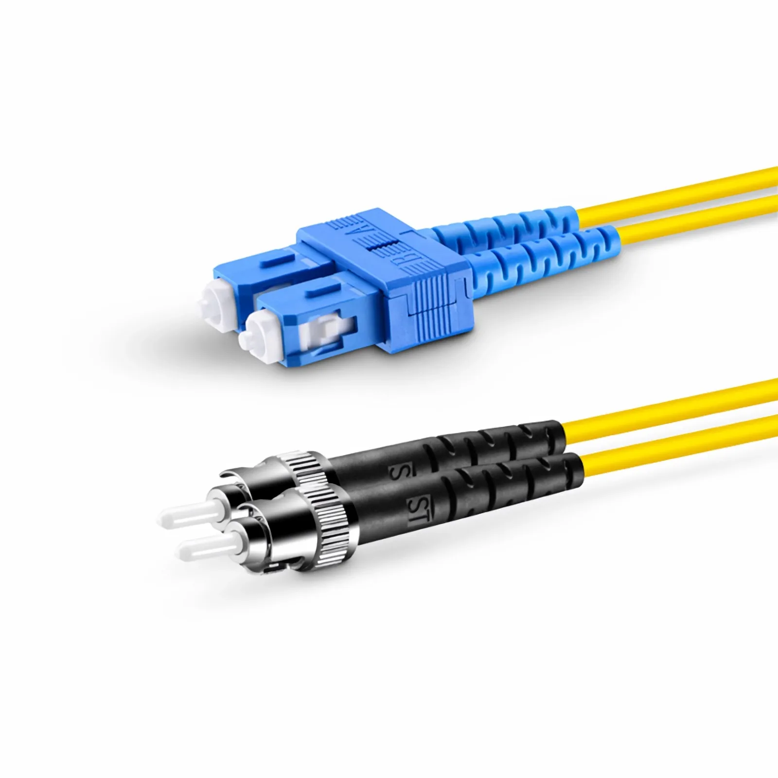 FS SMSCSTDX 1m SC UPC Duplex to ST UPC Single Mode (OS2) Fiber Patch Cable