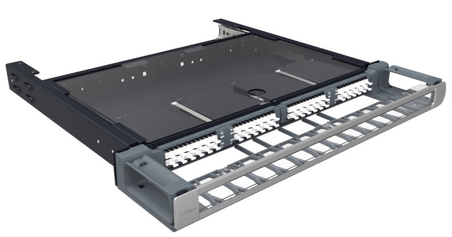 SYSTIMAX 360G2-iP-1U-96F-LC-DM-LS-SD, 1U Fiber Splice iPatch PanelSYSTIMAX 360G2-iP-1U-96F-LC-DM-LS-SD, 1U Fiber Splice iPatch Panel