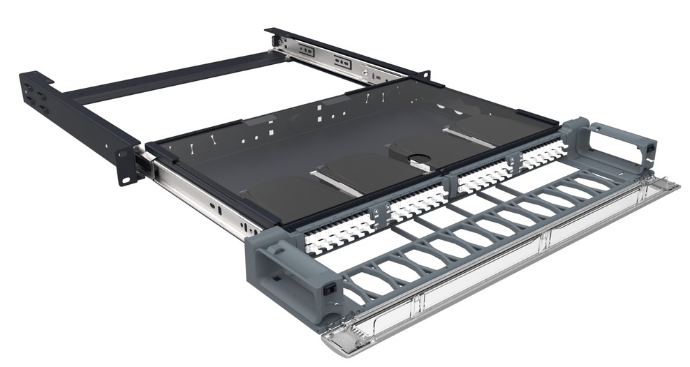 SYSTIMAX 360G2-iP-1U-96F-LC-DM-LS-SD, 1U Fiber Splice iPatch Panel