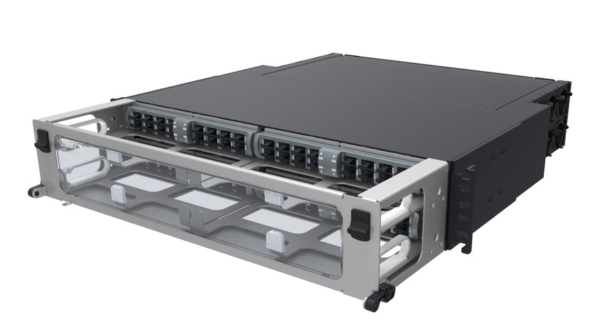 SYSTIMAX HD-iP-2U-64-MPO-DP-SD, HD iPATCH 2U 64-MPO Sliding Distribution Panel
