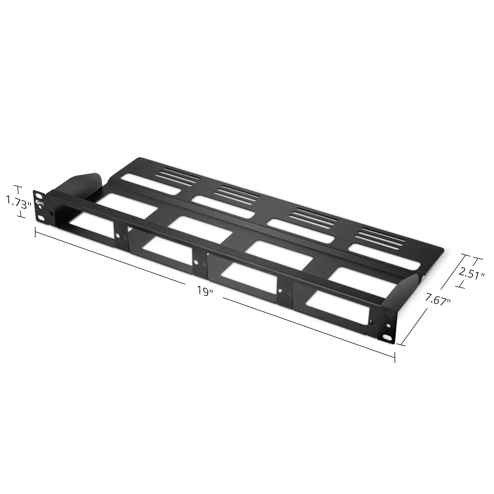 FS FHD-1U-CMP400 1U FHD Modular Enclosure Unloaded, Holds upto 4 Cassette/Panel