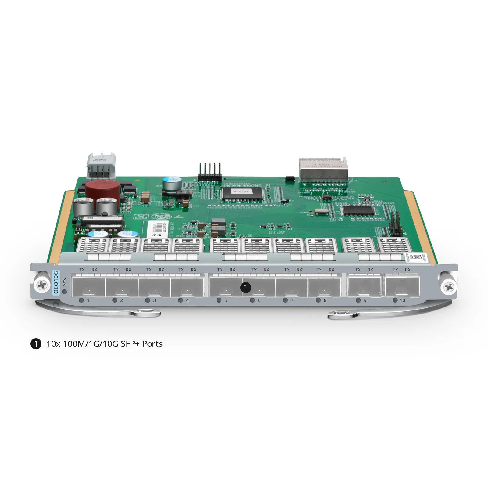 FS M6200-OEO10G, 5 CH WDM Transponder, 10 SFP/SFP+ Slots
