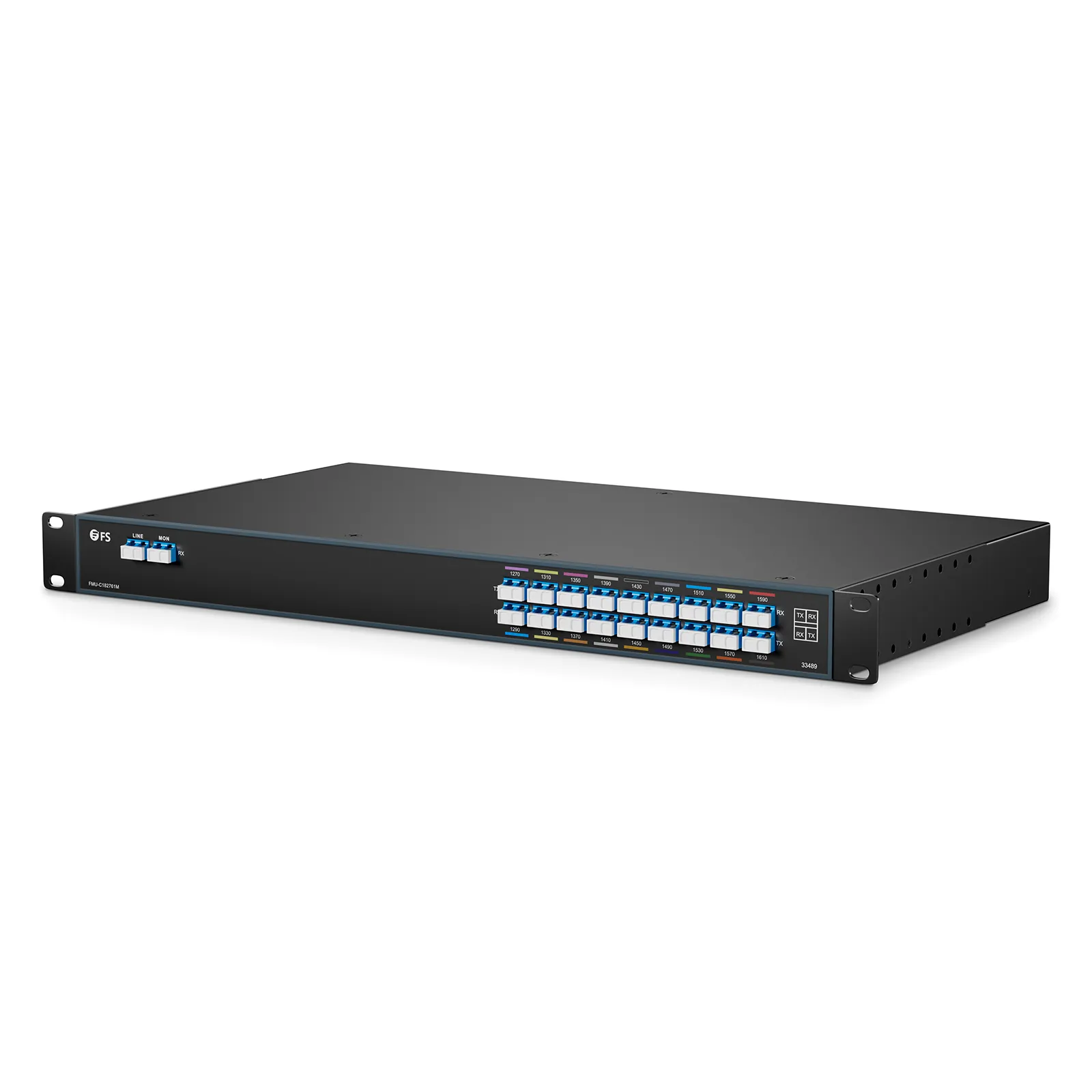 FS FMU-C182761M 18 Channels 1U Rackmount CWDM Mux Demux Module