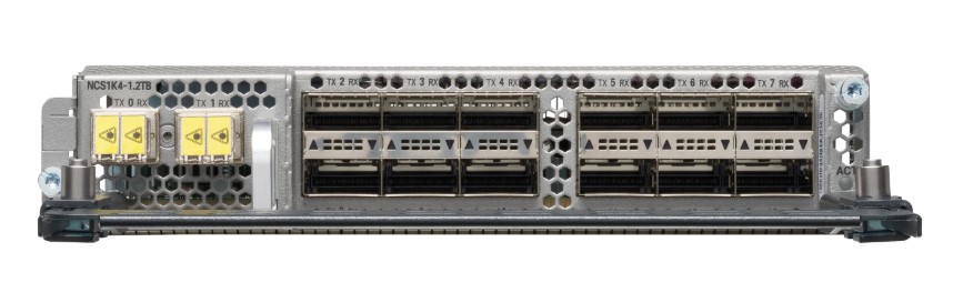 Cisco NCS1K4-1.2T-K9, NCS1K4 12x QSFP28, 2 Trunk C-Band DWDM card