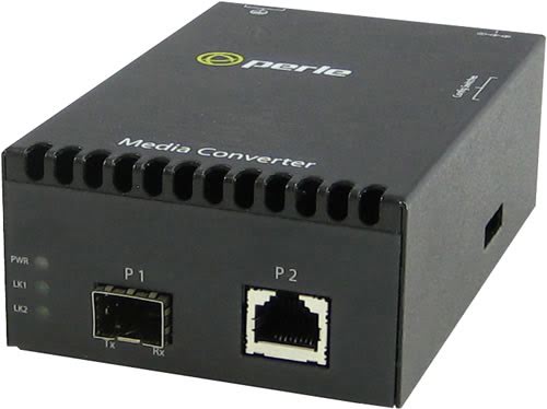 Perle S-10GRT-SFP, 10GBASE-T RJ45 to SFP/SFP+ Media Converter