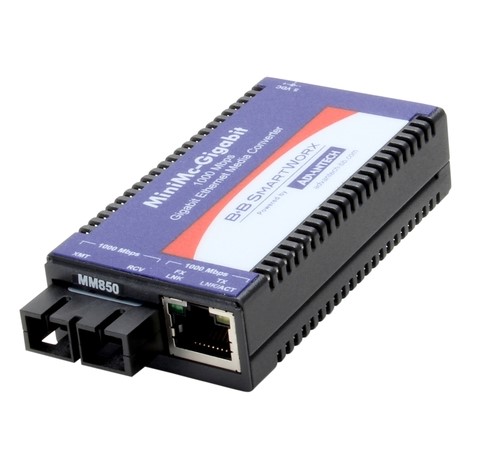Advantech IMC-371-MM-PS, 1000Mbps Multi Mode 850nm, 550m Media Converter