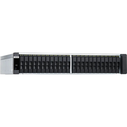 QNAP ES2486AFdc, Intel Xeon D-2142IT, 128GB 24 Drive Bays NAS Storage System