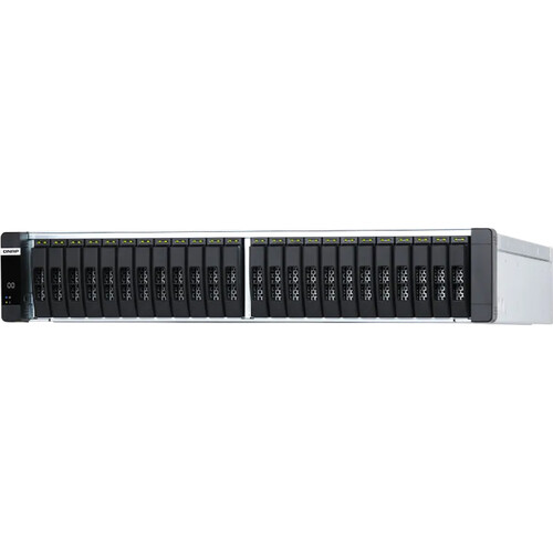 QNAP ES2486AFdc, Intel Xeon D-2142IT, 128GB 24 Drive Bays NAS Storage System