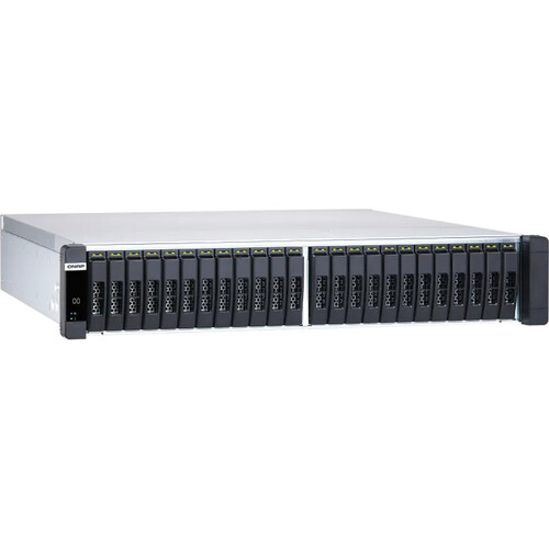 QNAP ES2486AFdc, Intel Xeon D-2142IT, 128GB 24 Drive Bays NAS Storage System