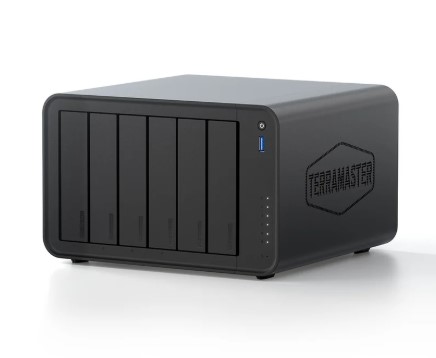 TerraMaster F6-425 Pro, Intel Core i3-1315U, 8GB Dual 10GbE ports 6-Bays AI NAS