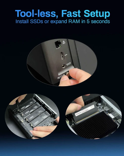 TerraMaster F4 SSD, Intel N95 8GB 4-Bay All-Flash NAS Server