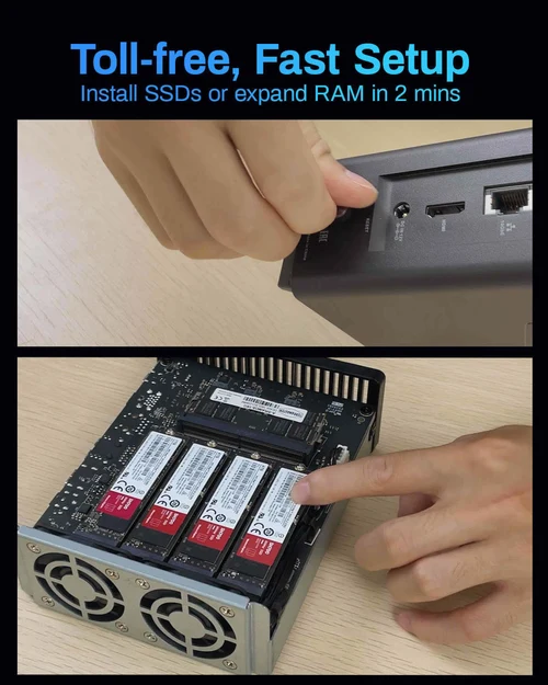 TerraMaster F8 SSD, Intel N95 8GB DDR5, 8‑bay NAS