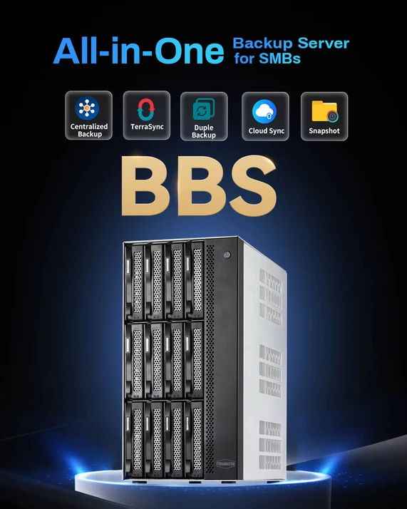 TerraMaster T12-500 Pro, Intel Core i7-1255U 16GB 12-bay NAS