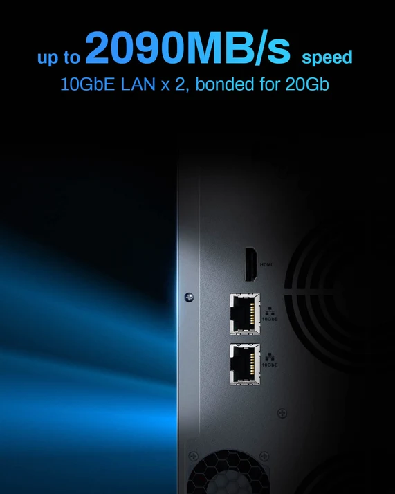 TerraMaster T12-500 Pro, Intel Core i7-1255U 16GB 12-bay NAS