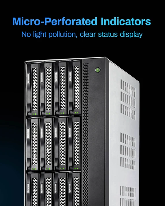 TerraMaster T12-500 Pro, Intel Core i7-1255U 16GB 12-bay NAS