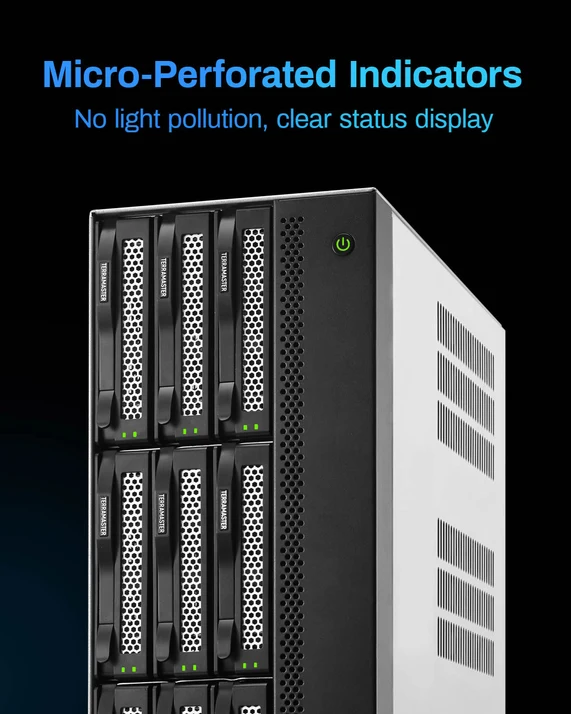 TerraMaster T9-500 Pro Intel Core i7-125 16GB Dual 10GbE ports 9-Bay NAS